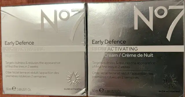 {NEW) No7 Early Defence Glow Night cream 