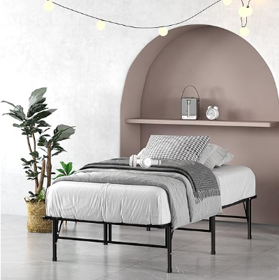 Narrow twin trifold Mattress and folding bed frame, bedding free, View more
