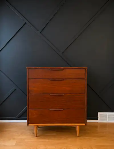 Mid Century Modern Tall Dresser, View more