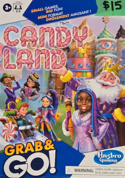 Brand New Candy Land Grab & Go Board Game $15 Firm... Age: 8+ In Great Condition... Cash Only... No...