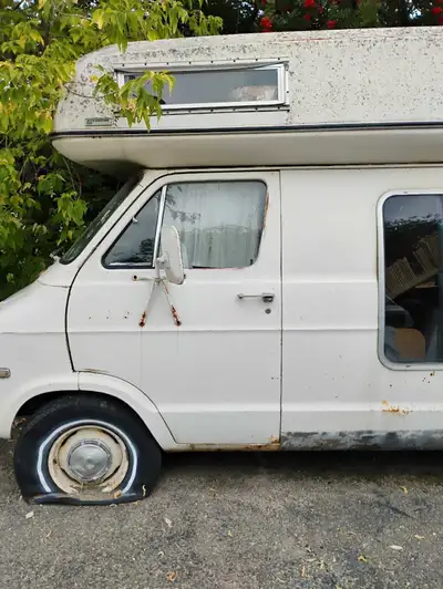 Not seized, not running, Bring a trailer and load it up! 318 auto Great project.