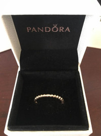 Pandora Brand New Rose gold ring size 56 (7.5), Excellent Gift!