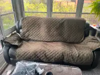 Free reclining couch with cover