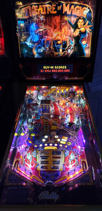 PINBALL MACHINE....Threatre of Magic