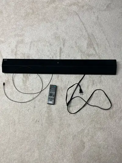 Sony sound bar with remote, View more
