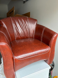 Used leather office & home sofa