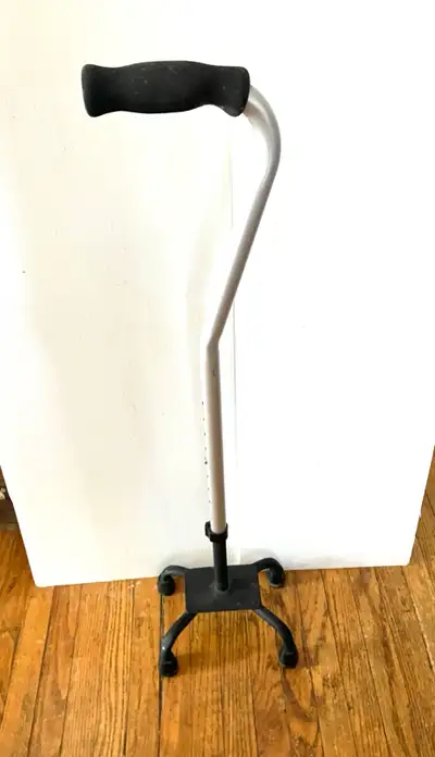 quad cane is a reliable support for anyone needing a little extra stability. It's sturdy, adjustable...