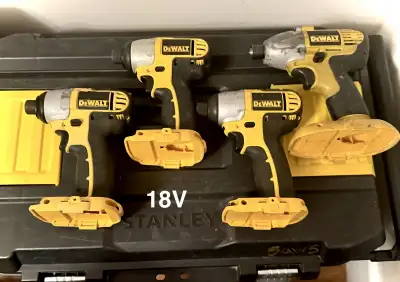 Dewalt 18V Cordless Impact Drivers , View more