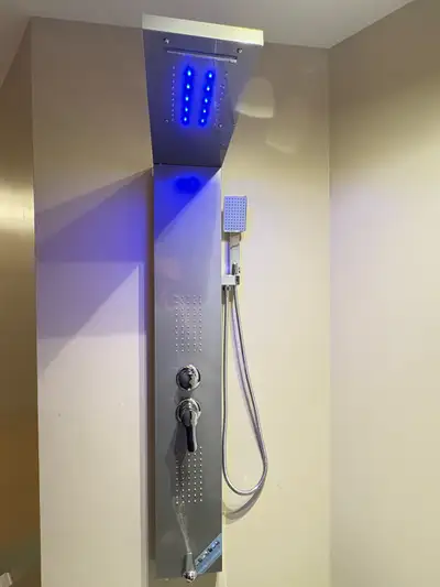 ✨ Brand New LED Rain Shower Panel – Luxury Look – $270 ✨, View more