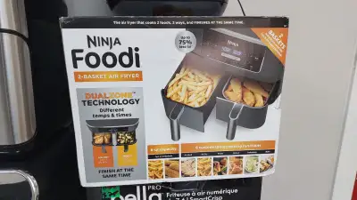 Air Fryer - Ninja Foodi 8 Qt 6 DZ201 In 1 XL 2 Basket With Dual, View more