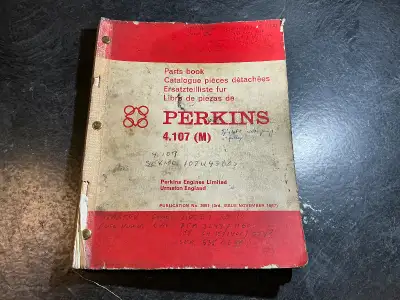 Perkins 4.107M Marine Diesel Engines Parts Book, View more