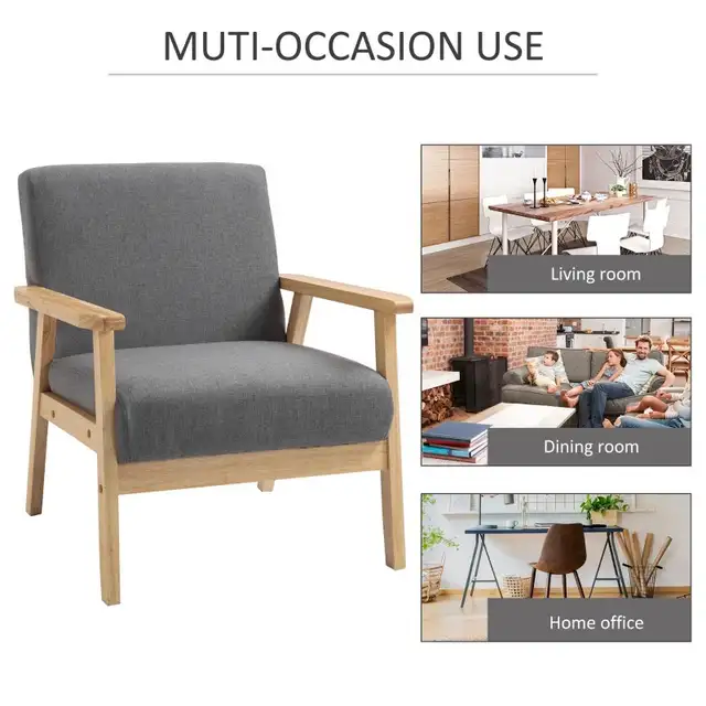Living room chair with arms in Chairs & Recliners in Markham / York Region - Image 5