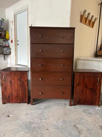 Bedroom set (real wood) , View more