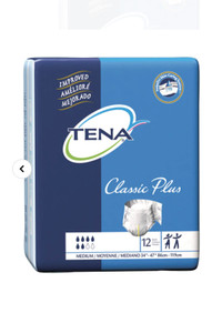 Tena- Classic Plus Adult Diaper- Medium