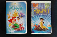 Little mermaid VHS tapes