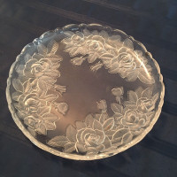 Winter Rose Serving Platter