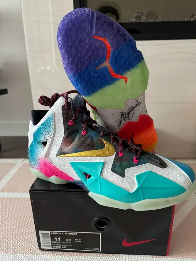 DS Brand New Nike Lebron XI What The Lebron Sz 11 in Men's Shoes in Markham / York Region - Image 2