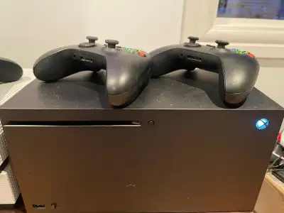 Really nice working Series X Two controllers Was playing Fallout 4 with a ton of mods I am done so t...