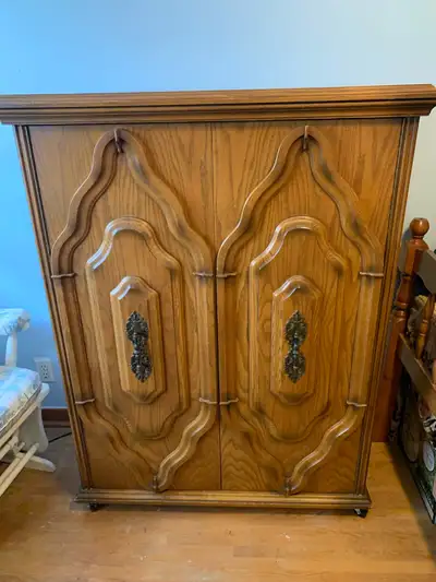 Walnut Highboy Cabinet , View more