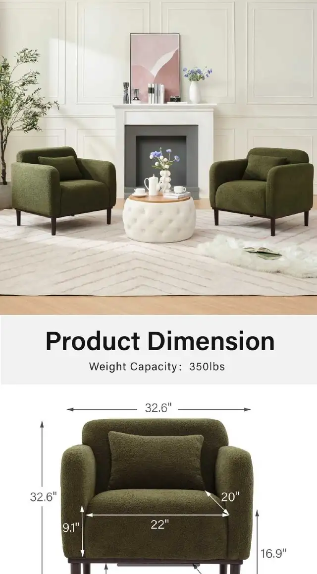 Latitude Run Gizelle Accent Chair from Wayfair  in Chairs & Recliners in Laval / North Shore - Image 7