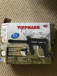 Tippmann 98 custom paintball gun and accessories