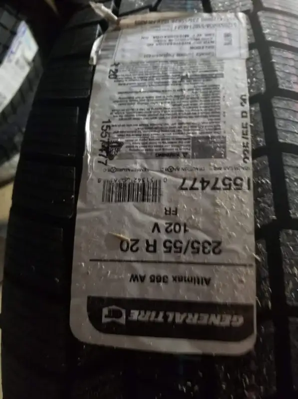 235/55R20 all weather tires for sale : winter General Altimax 36 in Tires & Rims in City of Toronto - Image 4