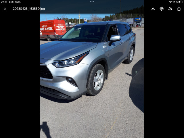 Toyota Highlander Hybrid dans Autos et camions  à Saguenay
