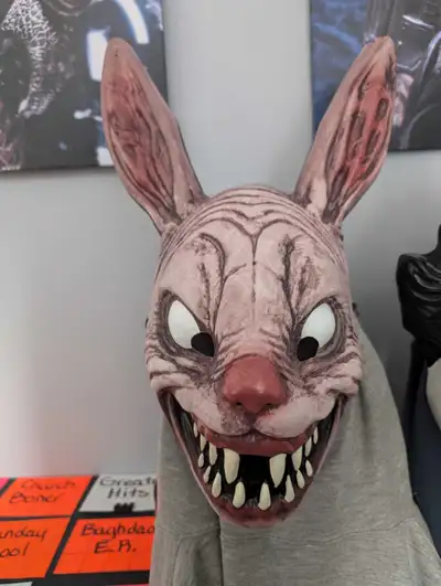 plastic bunny mask, View more