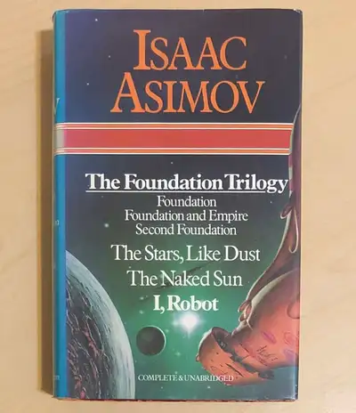 Isaac Asimov omnibus hardcover book Foundation I, Robot etc, View more