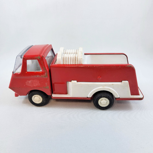 Vintage Tonka 6” Mini Pressed Steel Fire Truck Pumper Read in Arts & Collectibles in Strathcona County - Image 3