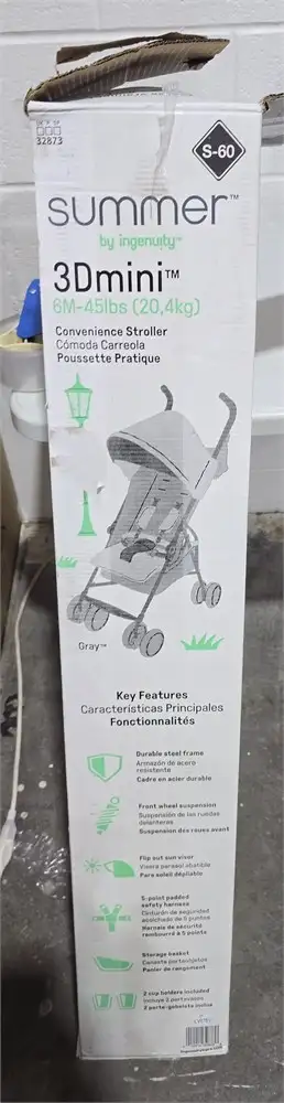 Summer Infant, 3D Mini Convenience Stroller Lightweight Stroller in Strollers, Carriers & Car Seats in City of Toronto - Image 5