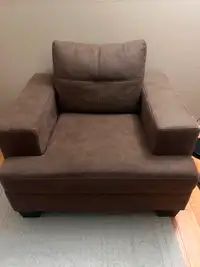 Single sofa brown