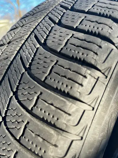 Premium tires. Purchased from Costco. Three-peak mountain snowflake (3PMSF) - Winter tire Insurance...