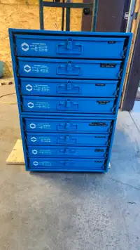 Parts Bin Cabinet and Drawers with Hardware