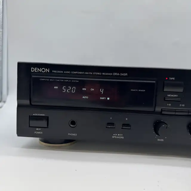 Denon DRA-345R Receiver Amplifier: Phono/Tape/Radio/AUX Tested!  in Stereo Systems & Home Theatre in City of Toronto - Image 3