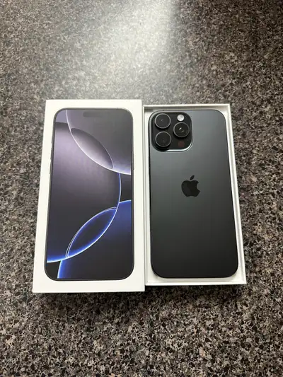 Like New iPhone 16 Pro Max 256GB | 90% Battery | Black Titanium, View more