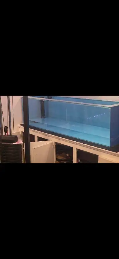 120 gallon saltwater tank (cracked ), View more