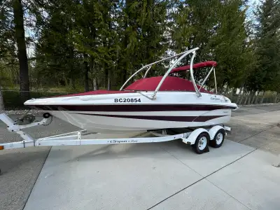 2006 Campion Allante 595 LS, 4.3L GXi Volvo Penta, 225hp. Wake tower with board rack. Bimini top wit...