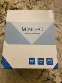 Mini PC Windows 10, Intel 4GB 128GB SSD 64GB Quadcore 4K