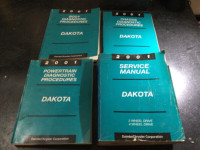 2001 Dodge Dakota Service Manual Set SLT Sport R/T Quad Cab 4x4