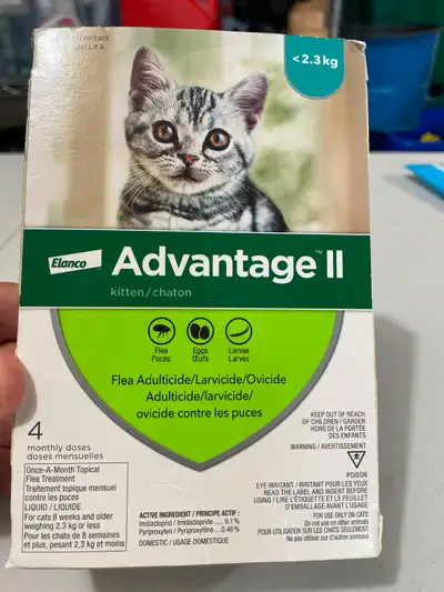 Elanco Advantage II kitten Flea Adulticide, View more