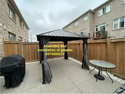 assembly of gazebo, View more