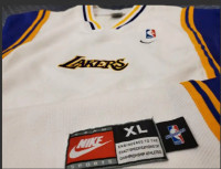 Nike team NBA authentics Lakers shoot around jersey mens XL