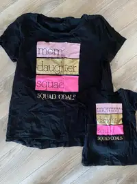 Morher-daughter shirts 