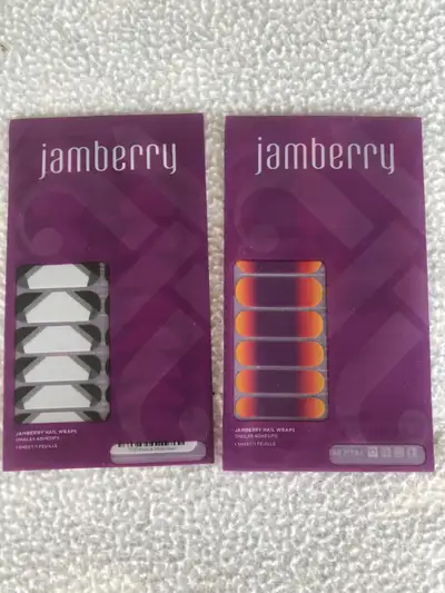 Two Jamberry wraps unopened, View more