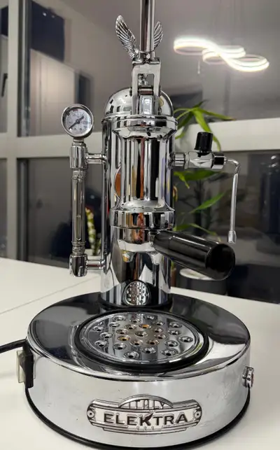 ELEKTRA S1C Microcasa Leva Espresso Machine Chrome Eagle, View more