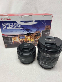Canon kit lens -EF 50mm and EF-S 10-18mm