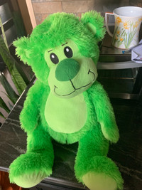 large lime bear stuffy