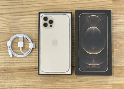 iPhone 12 Pro 256GB Gold Like New Condition in Box Unlocked, View more