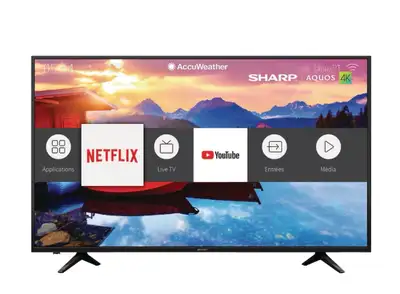 ***65” SHARP 4K SMART LED TV!!***, View more
